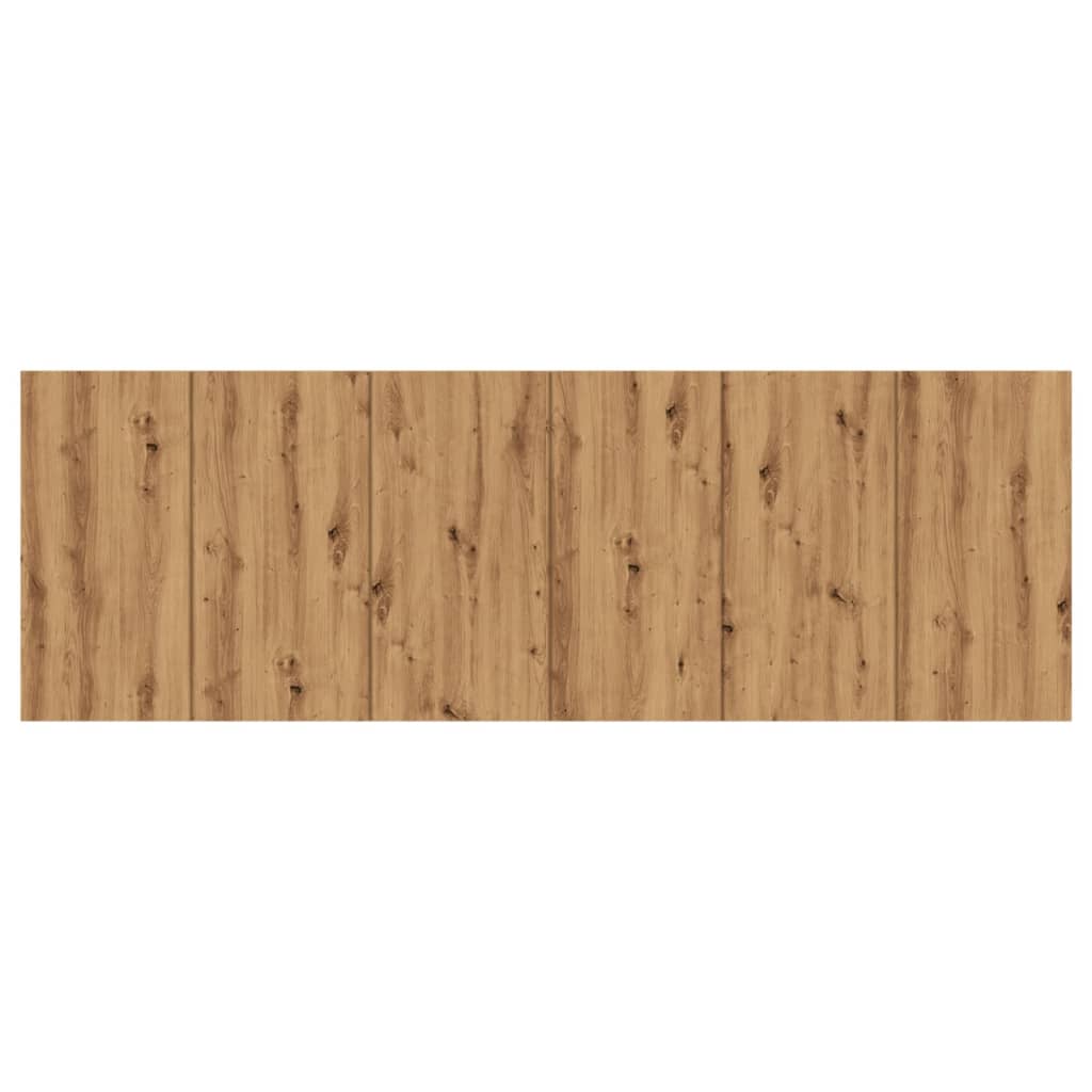 vidaXL Κεφαλάρι Κρεβατιού Αρτισιανή Δρυς 240x1,5x80εκ Επεξεργ. Ξύλο