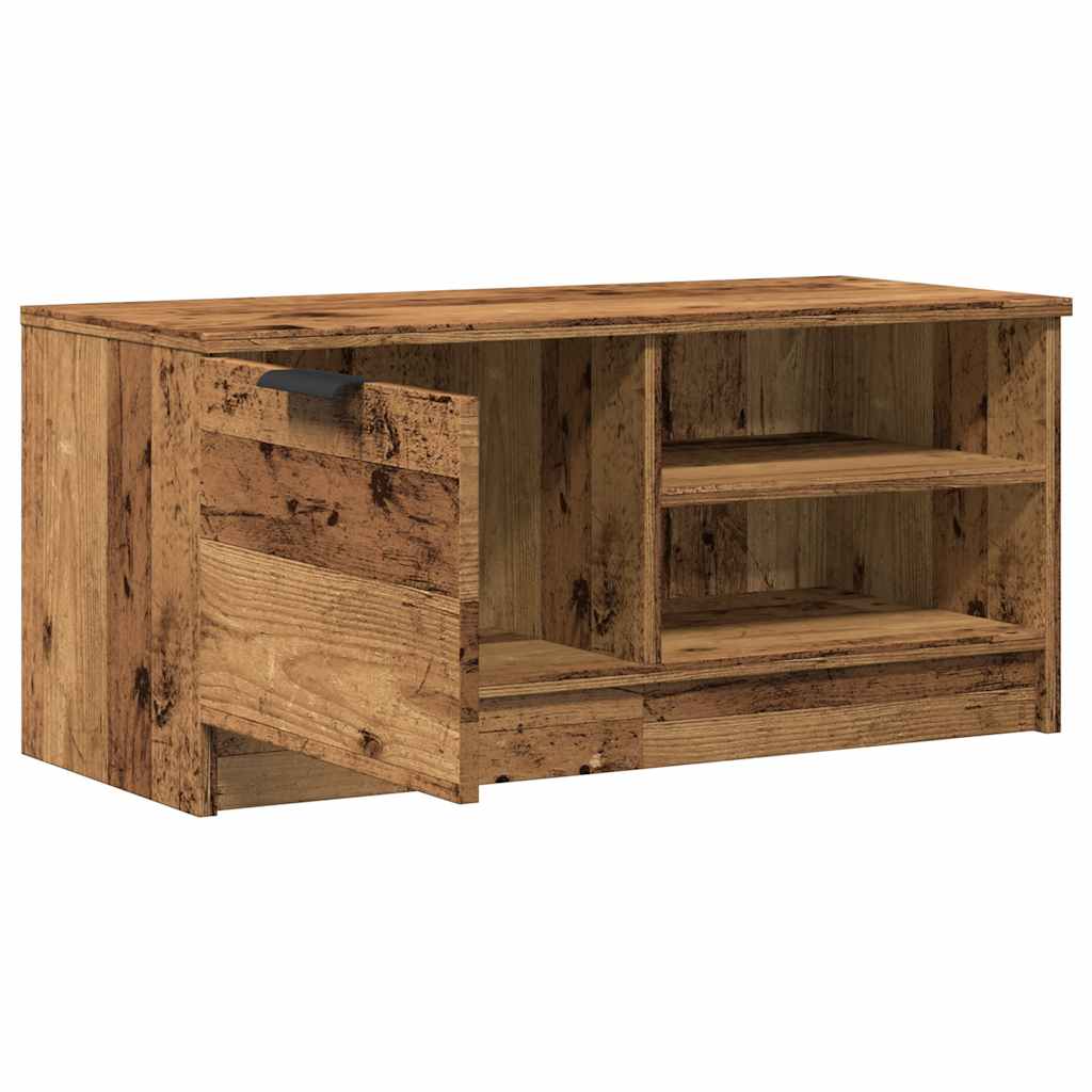 ντουλάπι τηλεόρασης vidaXL Παλιό ξύλο 80x35x36,5cm Κατασκευασμένο ξύλο
