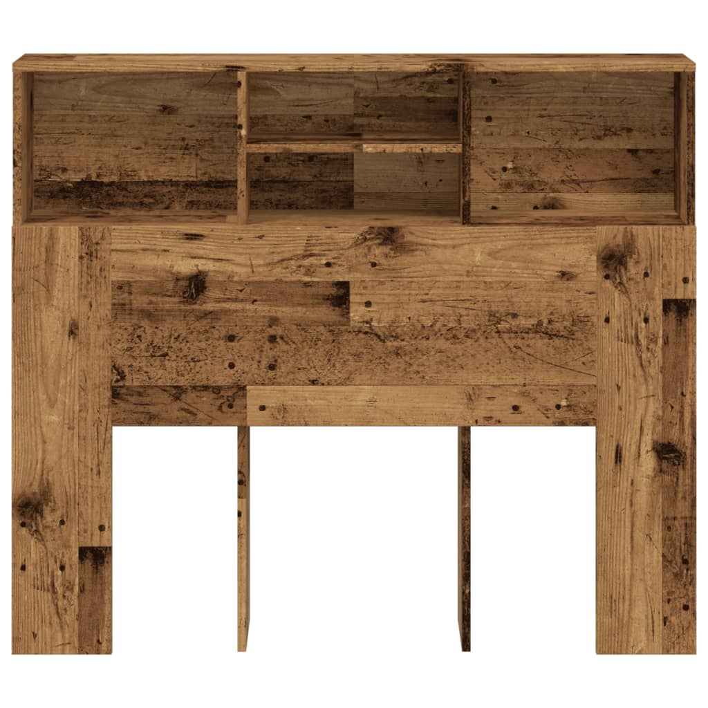 vidaXL Κεφαλάρι Με Αποθηκευτικό Χώρο 120x19x103,5 εκ. Επεξ. Ξύλο