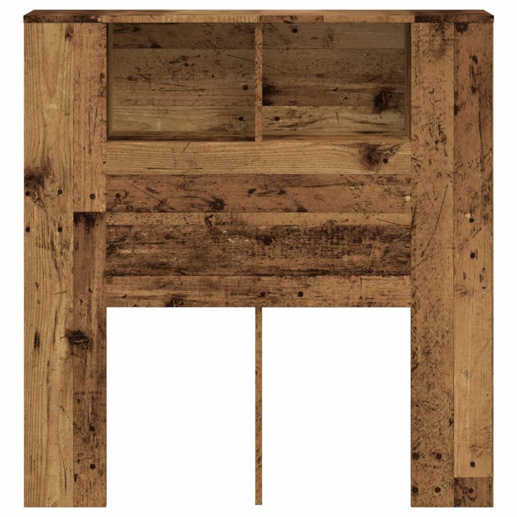 vidaXL Κεφαλάρι Με Αποθηκευτικό Χώρο 100x19x104,5 εκ. Επεξ. Ξύλο