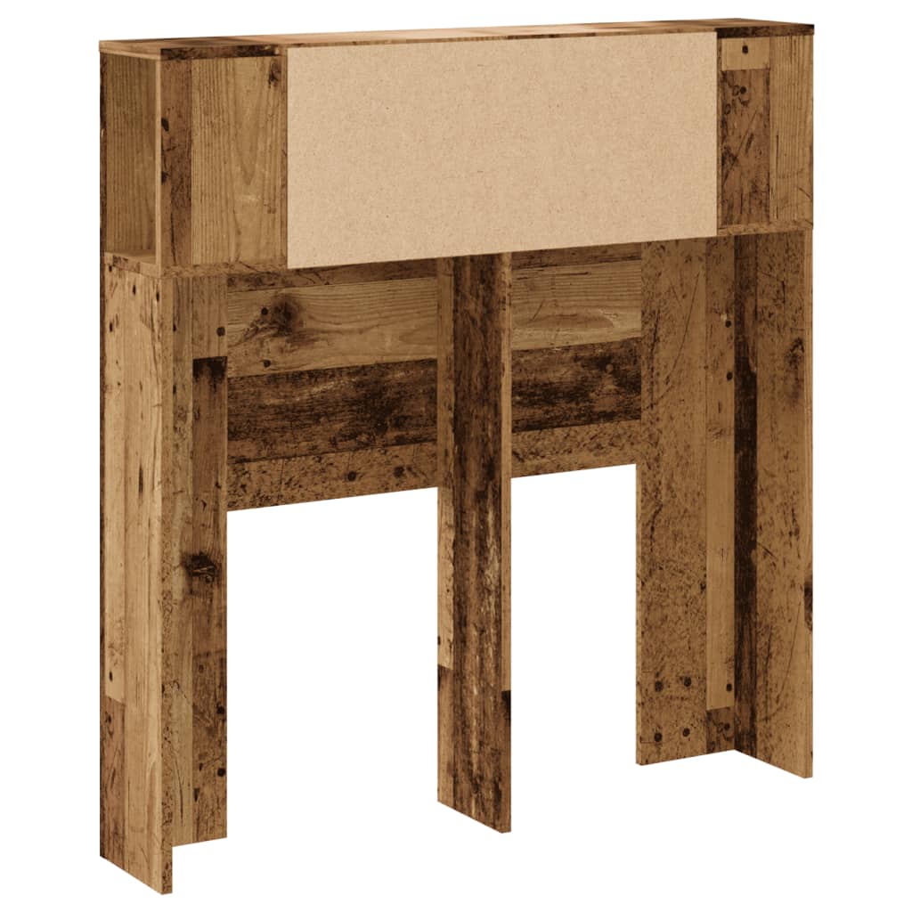 vidaXL Κεφαλάρι Με Αποθηκευτικό Χώρο 100x19x104,5 εκ. Επεξ. Ξύλο