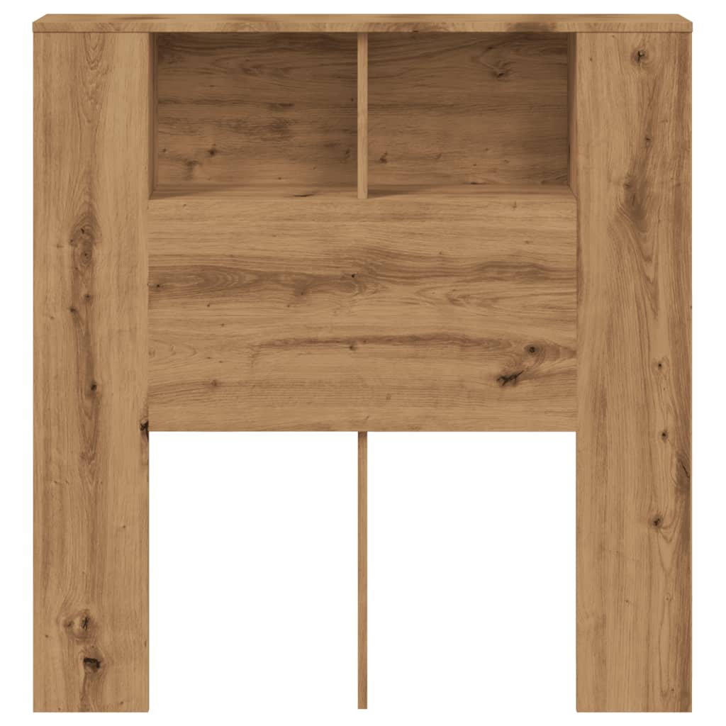 vidaXL Ντουλάπι κεφαλάρι Δρυς τεχνίτης 100x19x104,5 cm
