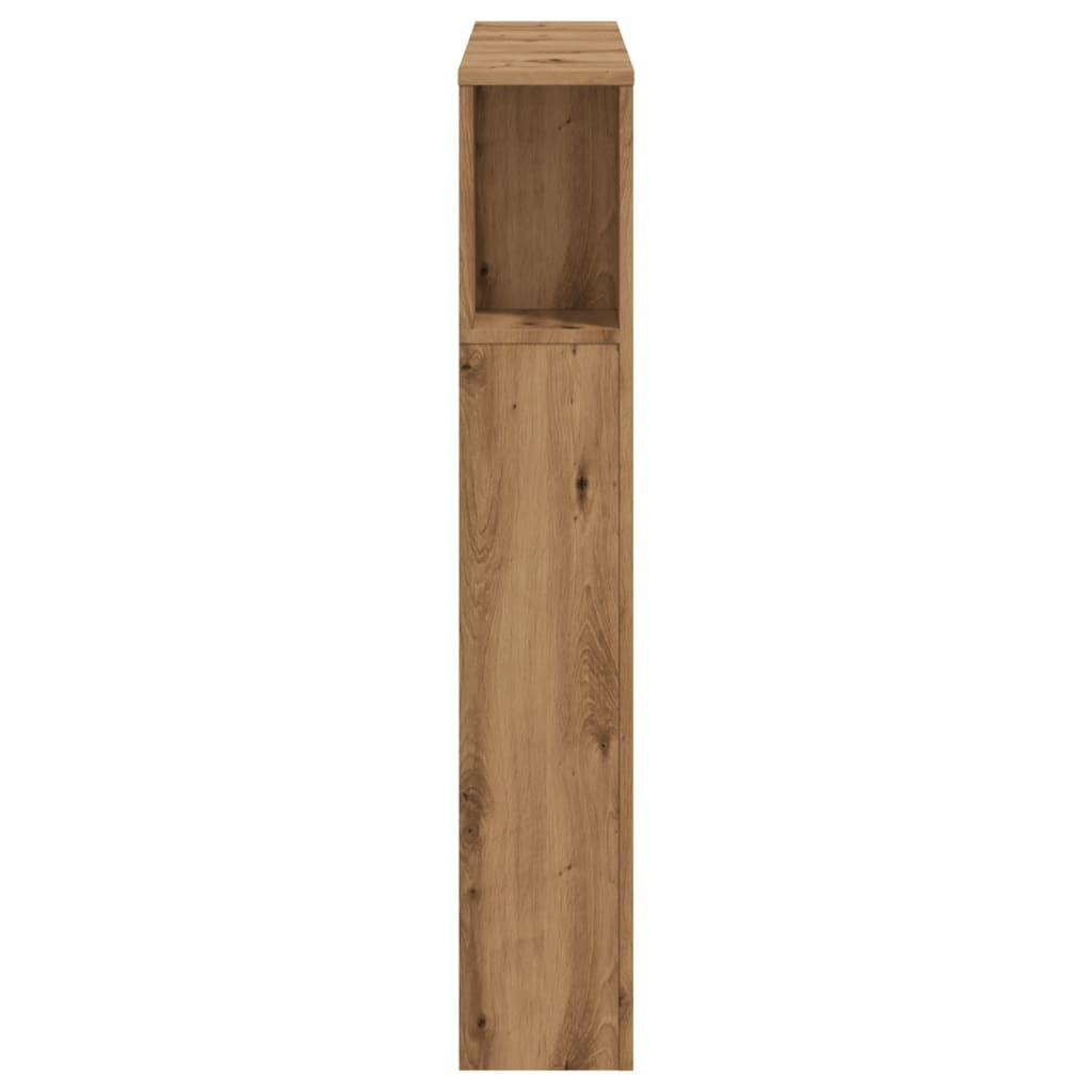 vidaXL Ντουλάπι κεφαλάρι Δρυς τεχνίτης 100x19x104,5 cm