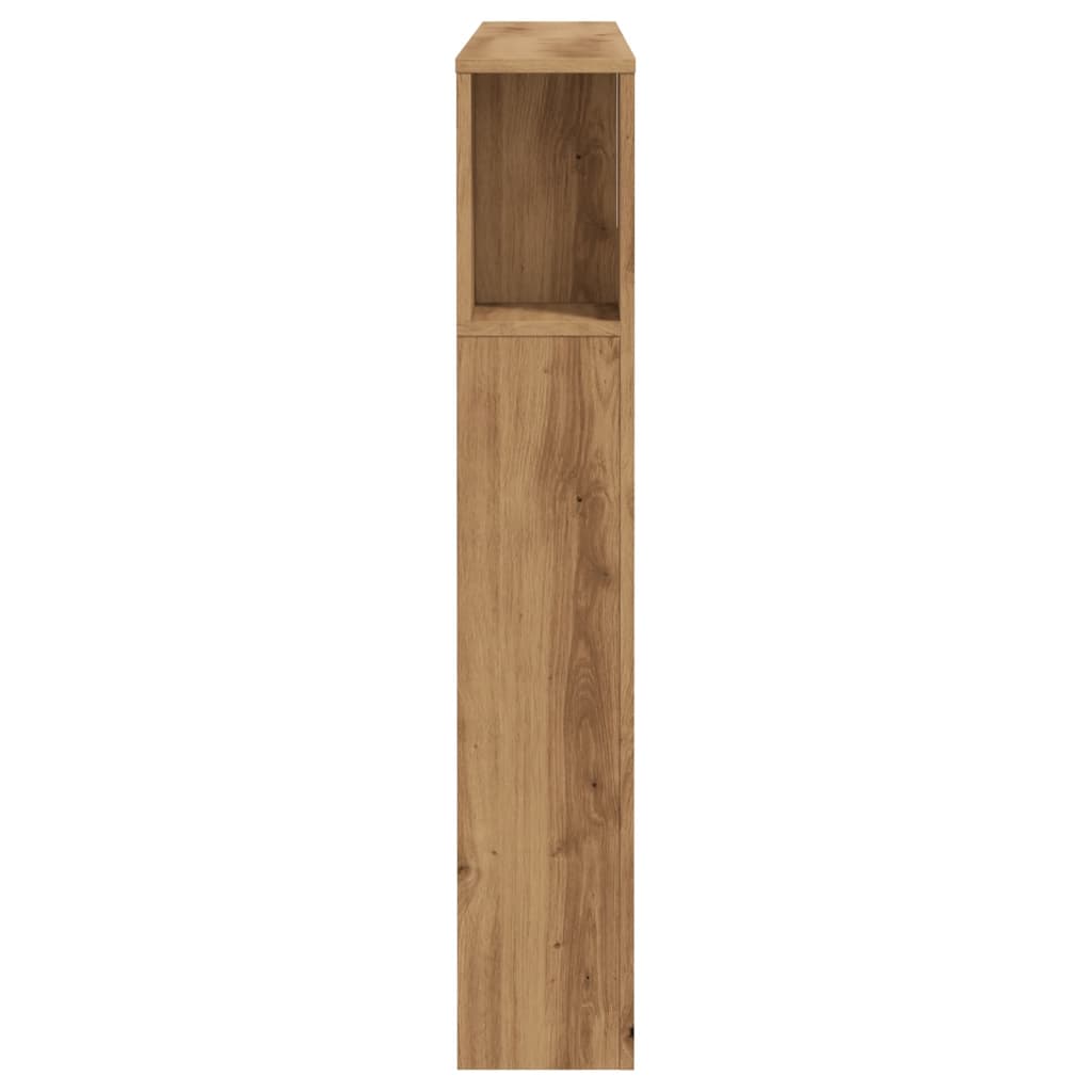vidaXL Ντουλάπι κεφαλάρι Δρυς τεχνίτης 120x19x104,5 cm