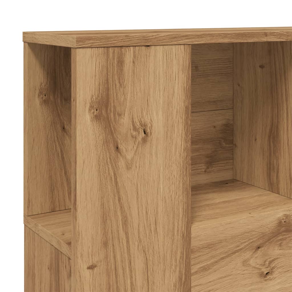 vidaXL Ντουλάπι κεφαλάρι Δρυς τεχνίτης 120x19x104,5 cm