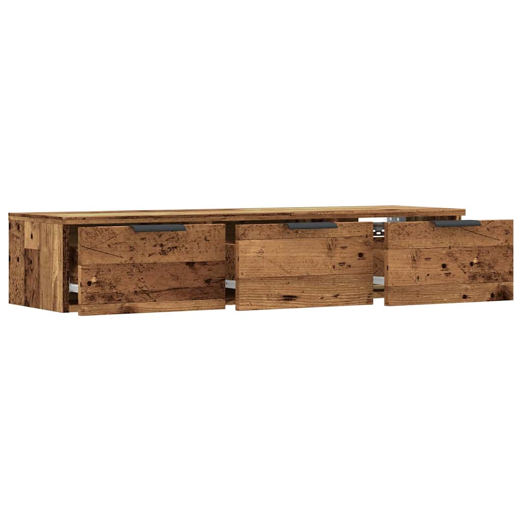 ντουλάπι τοίχου vidaXL Παλιό ξύλο 102x30x20 cm Κατασκευασμένο ξύλο