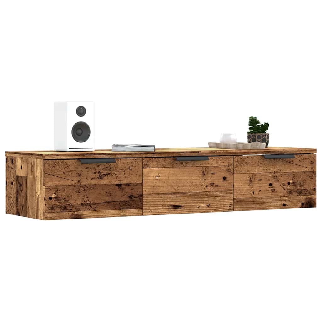 ντουλάπι τοίχου vidaXL Παλιό ξύλο 102x30x20 cm Κατασκευασμένο ξύλο