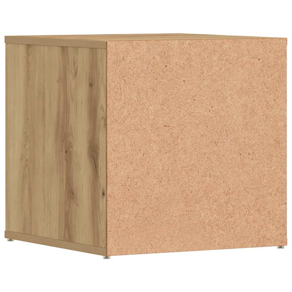 vidaXL Συρτάρι Box Artisan Δρυς 40,5x40x40 cm Ξύλο μηχανής