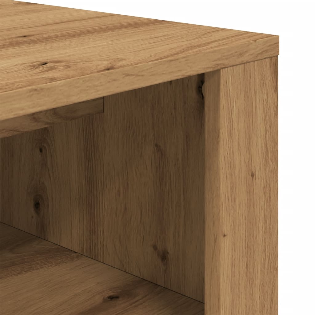 vidaXL Πάγκος Παπουτσιών Artisan Δρυς 100x35x45 εκ. Επεξεργασμένο Ξύλο