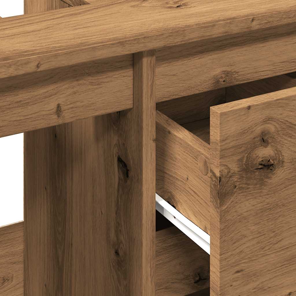 vidaXL Ντουλάπι Νιπτήρα Αρτισιανή Δρυς 65x33x60 εκ. Επεξ. Ξύλο