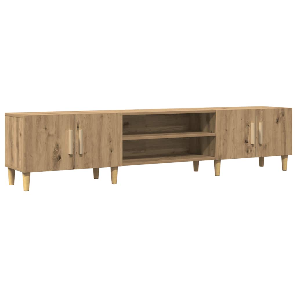 vidaXL Έπιπλο Τηλεόρασης Αρτισιανή Δρυς 180x31,5x40εκ Επεξ. Ξύλο