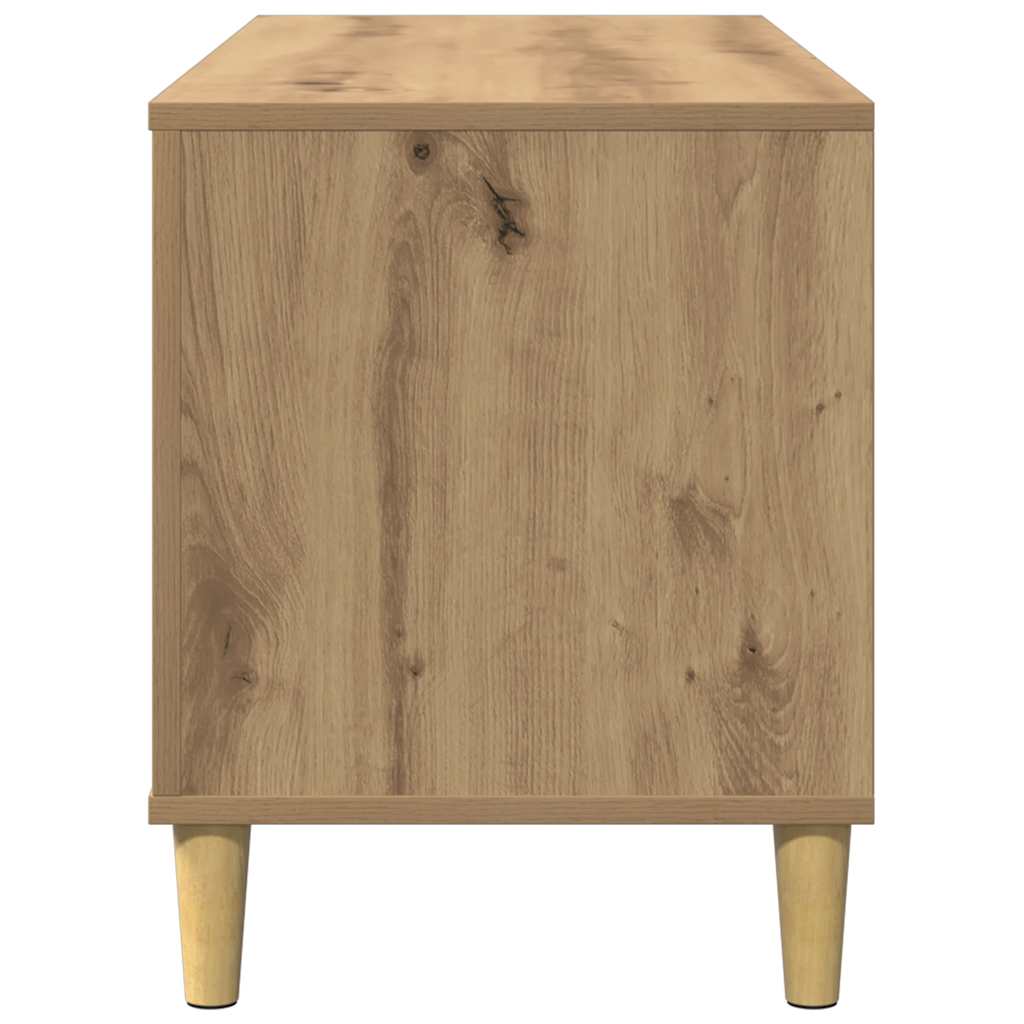 vidaXL Έπιπλο Δίσκων τεχνίτης Δρυς 100x38x48 εκ από Επεξεργασμένο Ξύλο