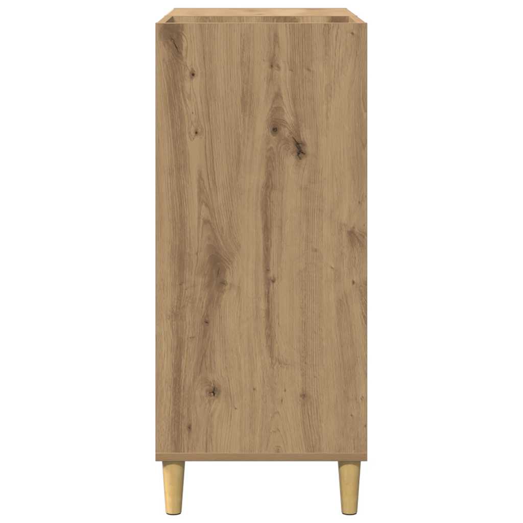 vidaXL Δισκοθήκη τεχνίτης Δρυς 84,5 x 38 x 89εκ από Επεξεργασμένο Ξύλο