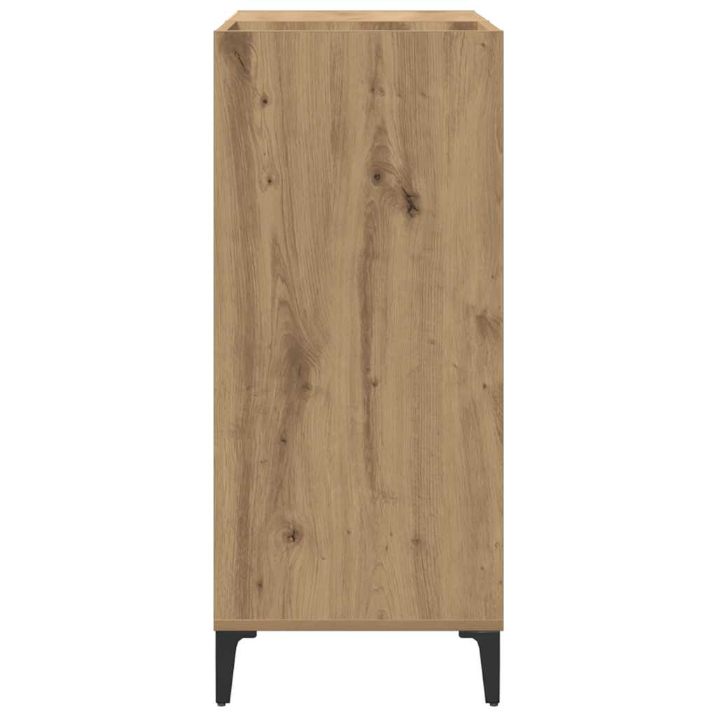 vidaXL Δισκοθήκη τεχνίτης Δρυς 84,5 x 38 x 89εκ από Επεξεργασμένο Ξύλο