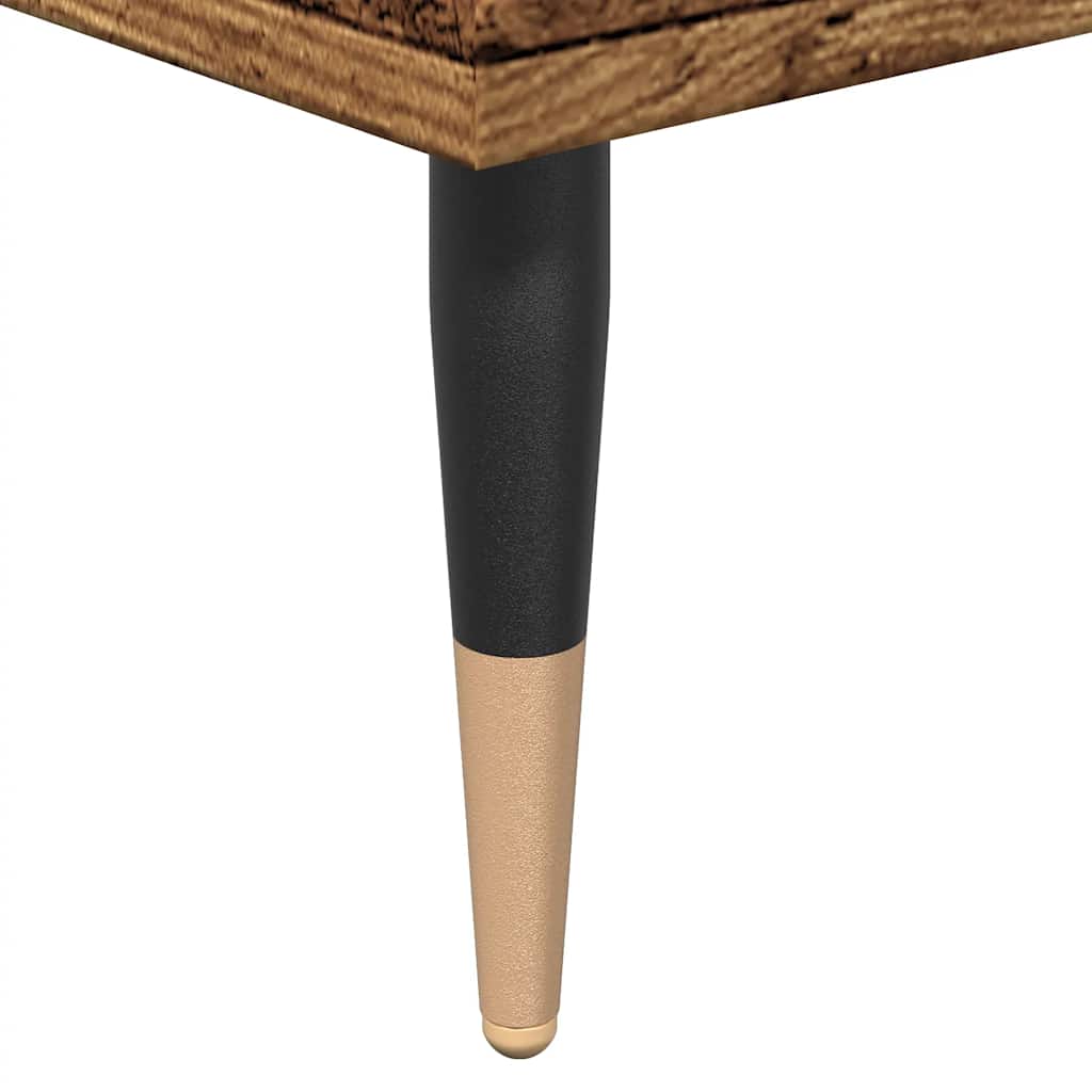 vidaXL Ντουλάπι μπάνιου Παλιό ξύλο 65x33x60 cm Κατασκευασμένο ξύλο