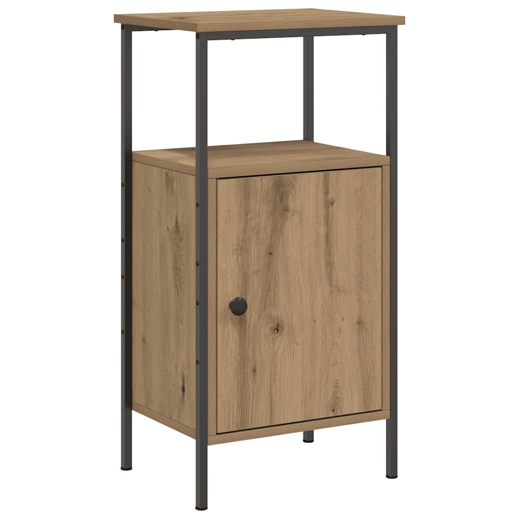 vidaXL Κομοδίνα 2 τεμάχια Artisan Oak 41x31x80 cm Κατασκευασμένο ξύλο