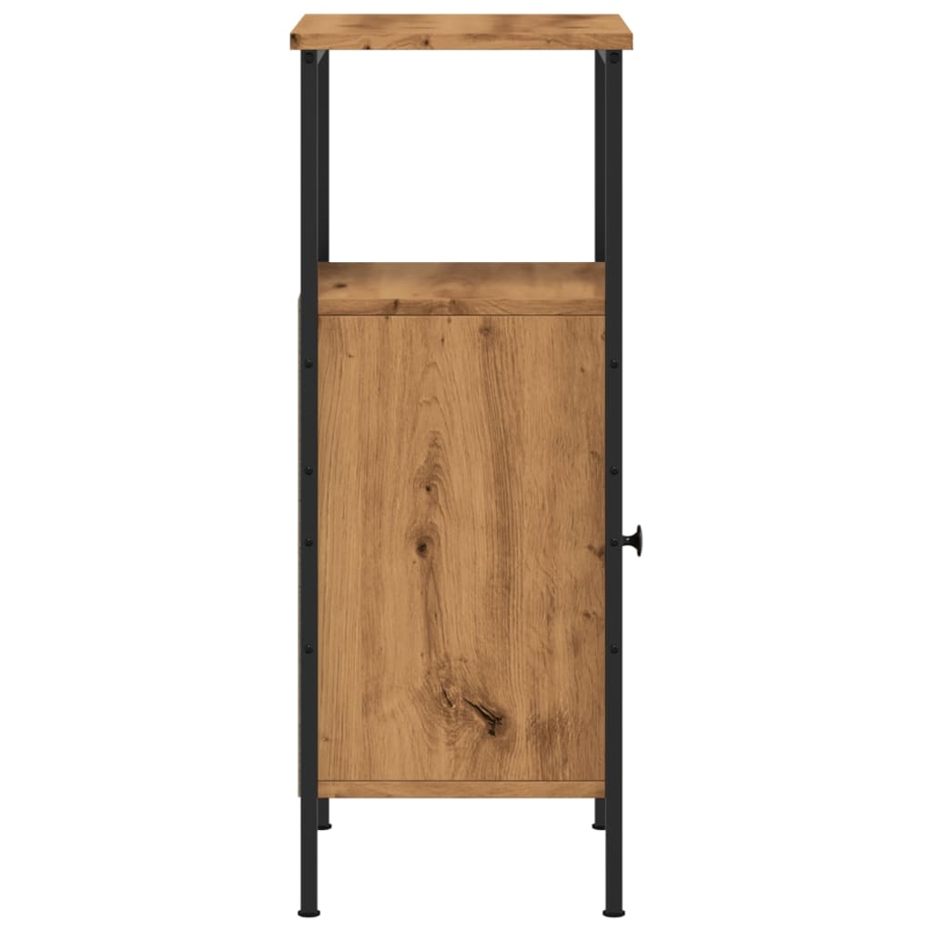 vidaXL Κομοδίνα 2 τεμάχια Artisan Oak 41x31x80 cm Κατασκευασμένο ξύλο