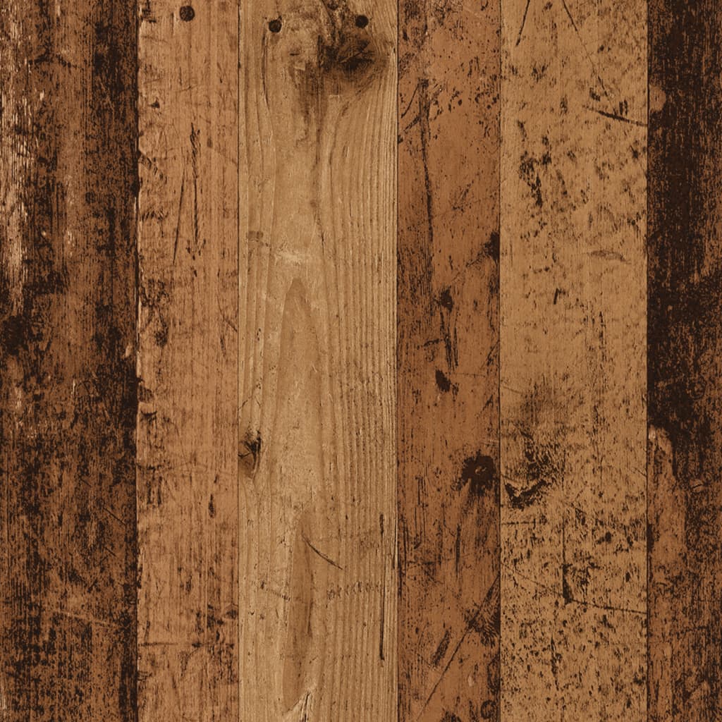 vidaXL Κομοδίνα 2 τεμάχια Παλιό ξύλο 34x35,5x70 cm Κατασκευασμένο ξύλο