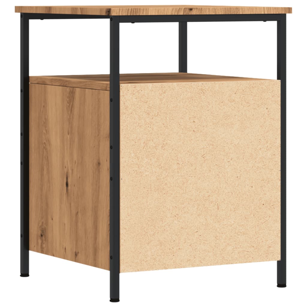 vidaXL Κομοδίνα 2 τεμάχια Artisan Oak 44x45x60 cm Κατασκευασμένο ξύλο