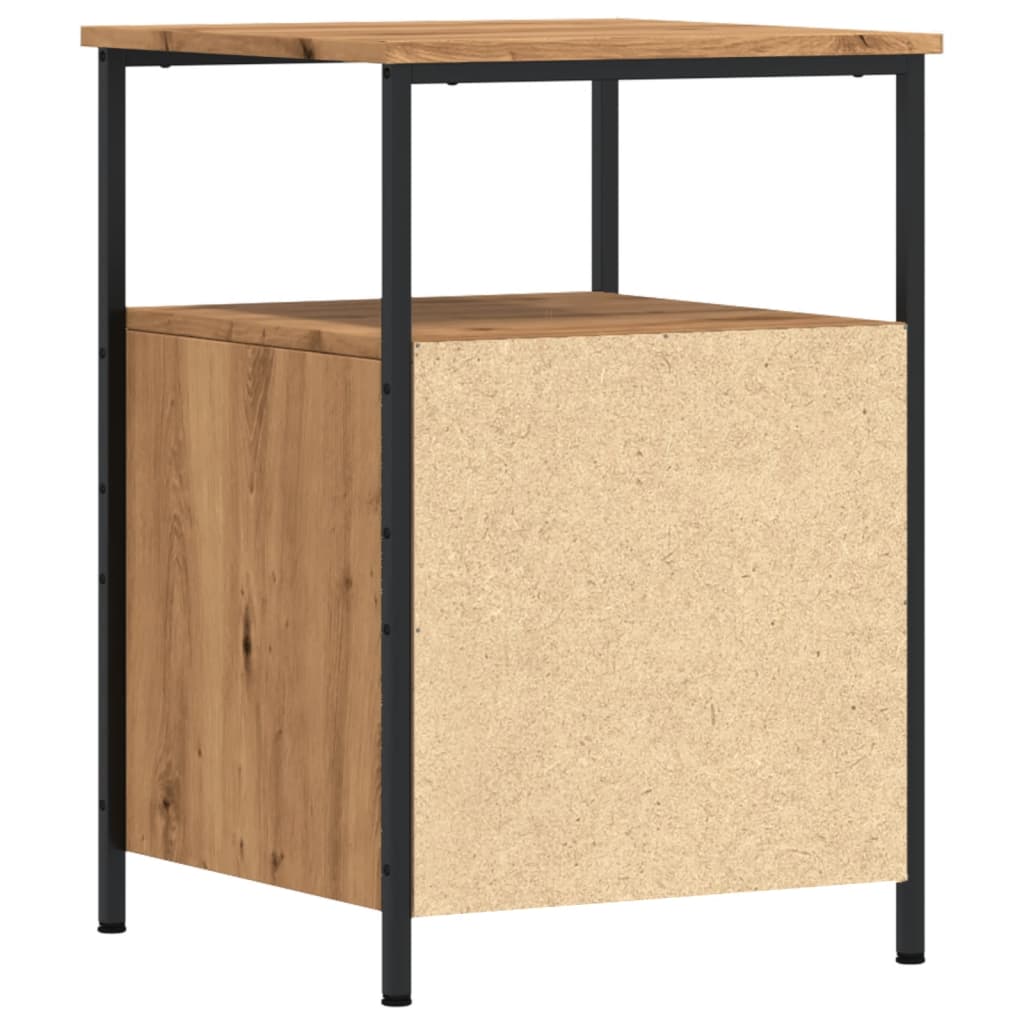 vidaXL Κομοδίνα 2 τεμ Artisan Oak 34x35,5x50 cm Κατασκευασμένο ξύλο