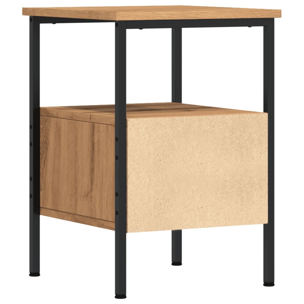 vidaXL Κομοδίνα 2 τεμάχια Artisan Oak 34x36x50 cm Κατασκευασμένο ξύλο