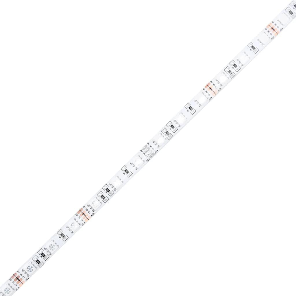 vidaXL Τραπεζάκι Σαλονιού με LED Αρτισιανή Δρυς 90 x 50 x 40 εκ.