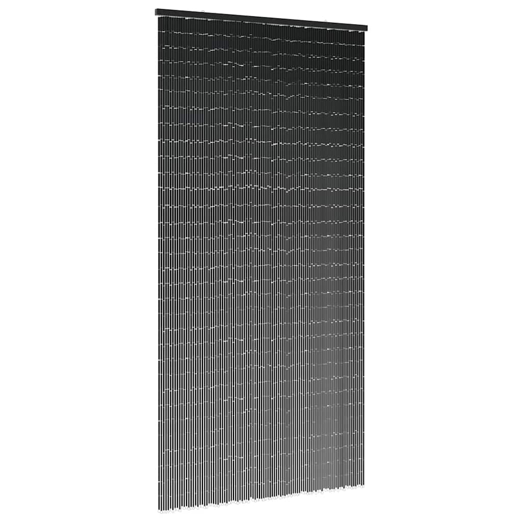vidaXL Έντομο κουρτίνα πόρτας Σκούρο γκρι 100x220 cm Μπαμπού