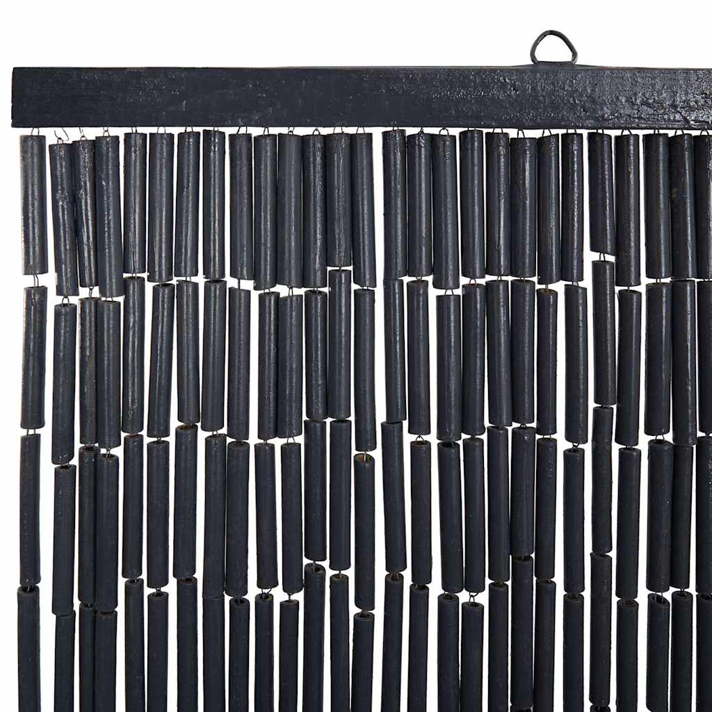 vidaXL Έντομο κουρτίνα πόρτας Σκούρο γκρι 100x220 cm Μπαμπού
