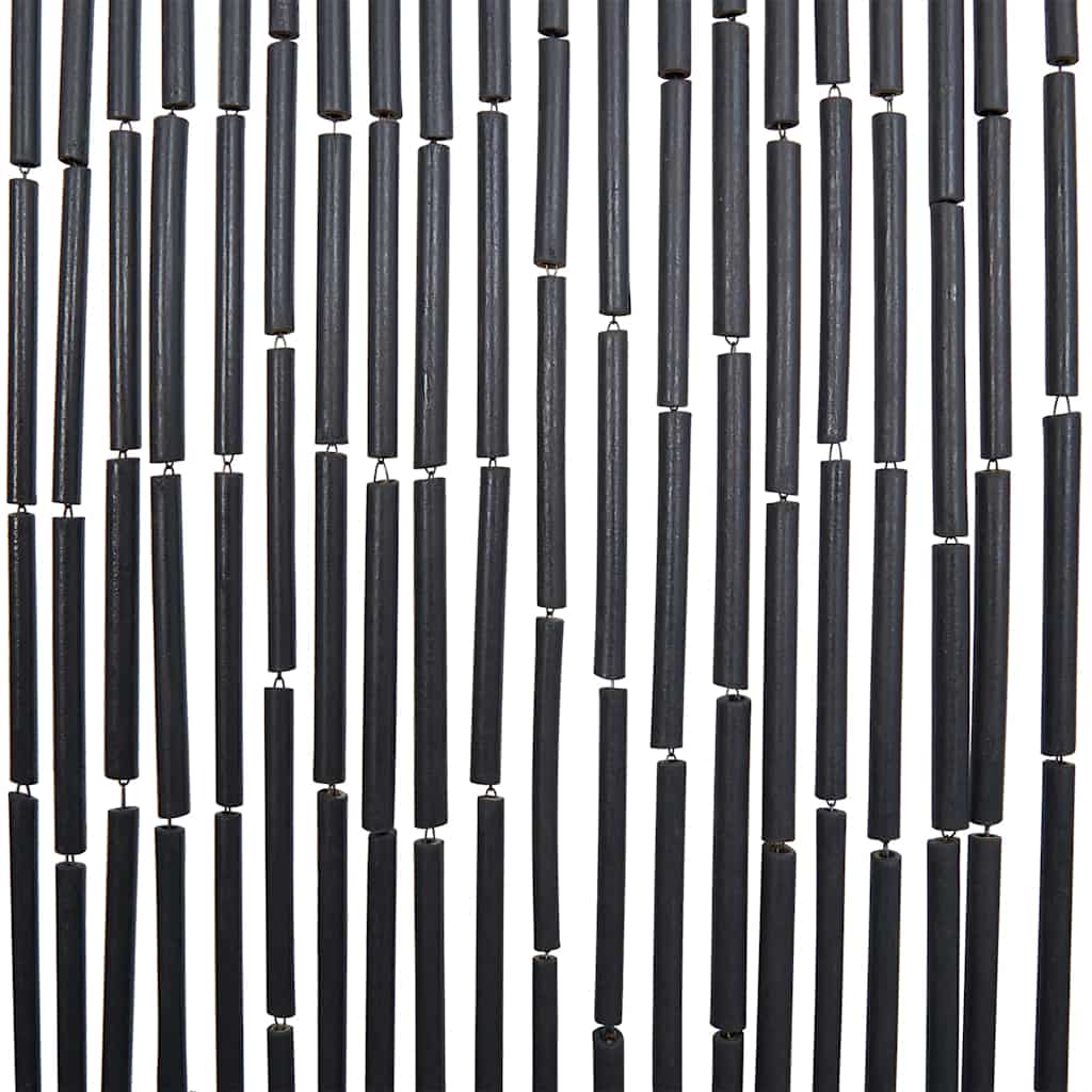 vidaXL Έντομο κουρτίνα πόρτας Σκούρο γκρι 100x220 cm Μπαμπού