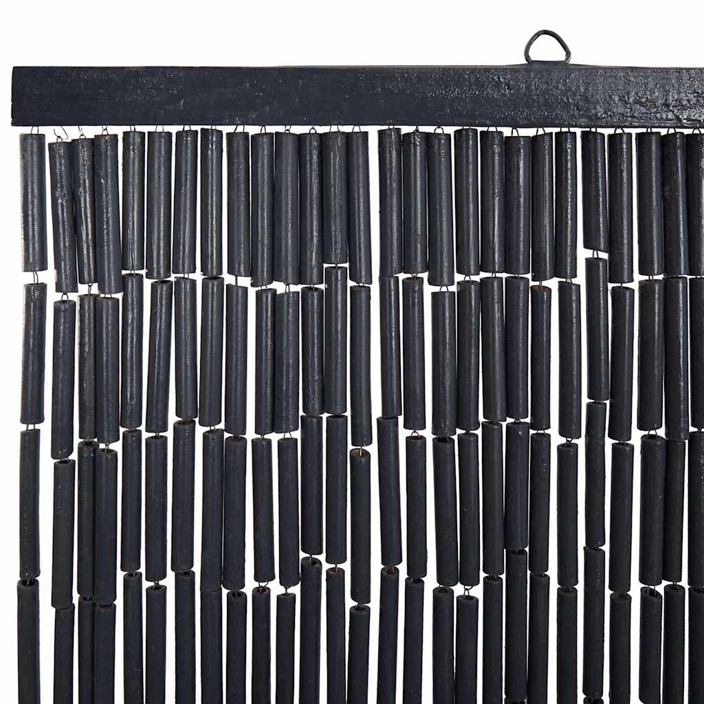 vidaXL Έντομο κουρτίνα πόρτας Σκούρο γκρι 120x220 cm Μπαμπού