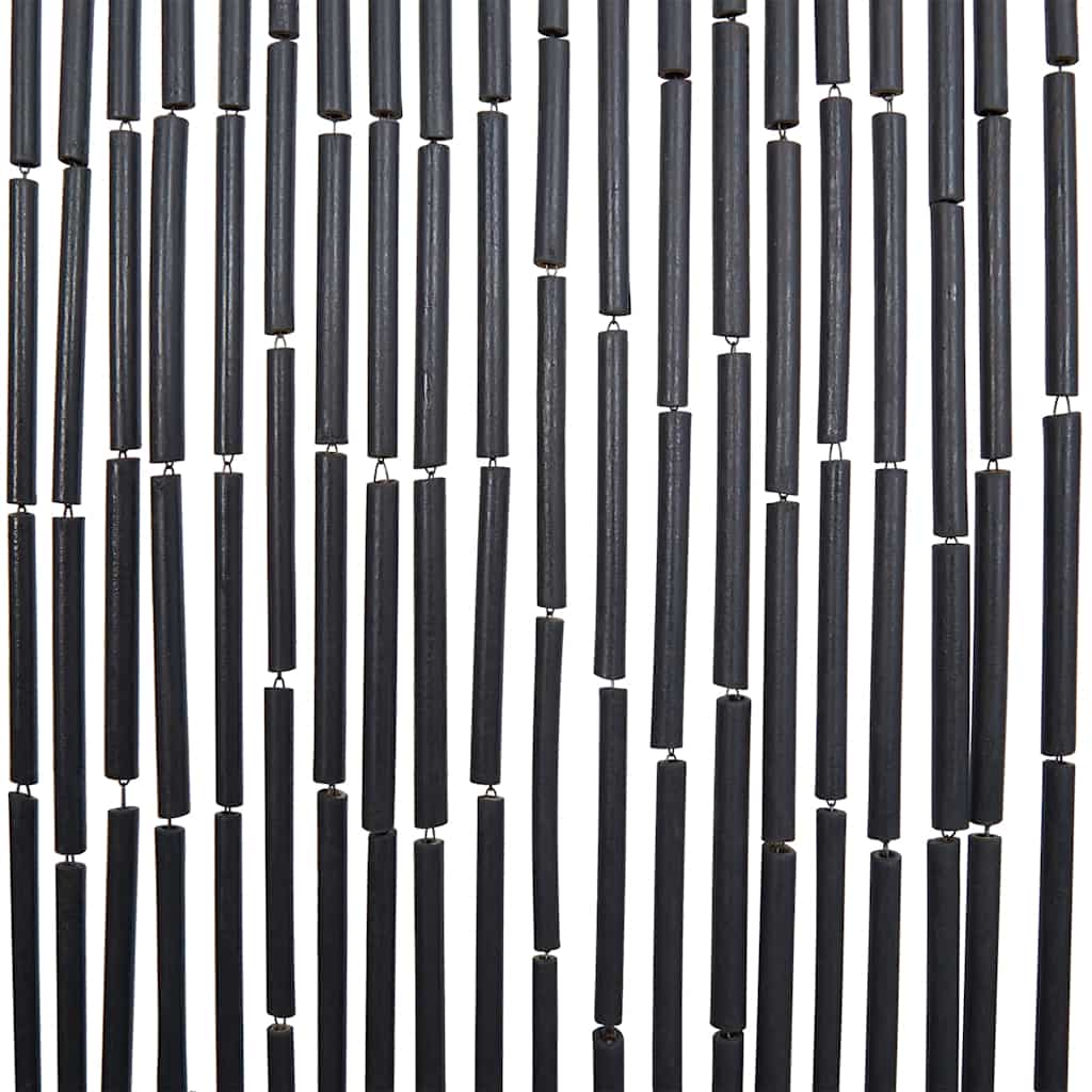 vidaXL Έντομο κουρτίνα πόρτας Σκούρο γκρι 120x220 cm Μπαμπού