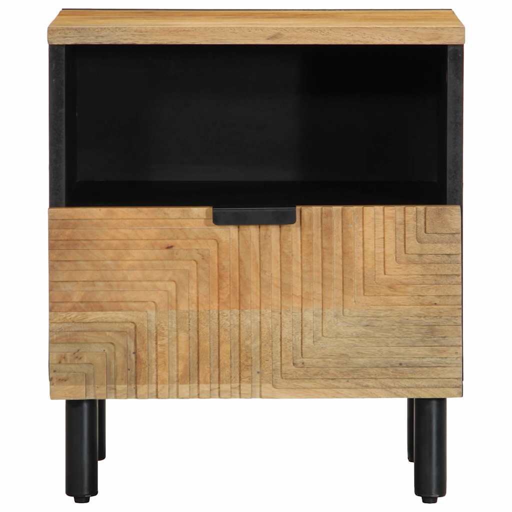 vidaXL Κομοδίνα 2 τεμάχια καφέ 40x33x46 cm από μασίφ ξύλο Mango