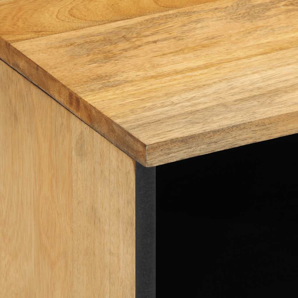 vidaXL Κομοδίνα 2 τεμάχια καφέ 40x33x46 cm από μασίφ ξύλο Mango