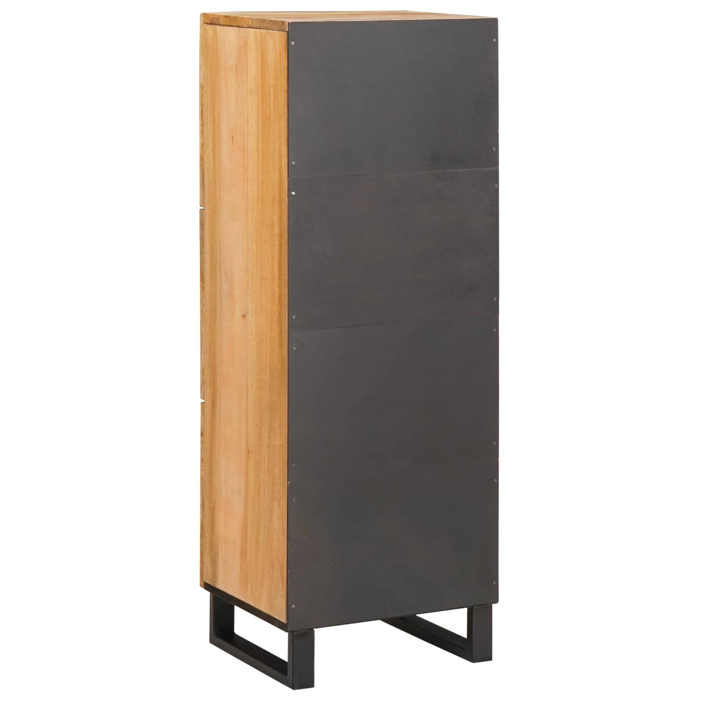 vidaXL Highboard με αποθήκευση Καφέ 90 x 33 x 75 εκ Στερεό ξύλο μάνγκο