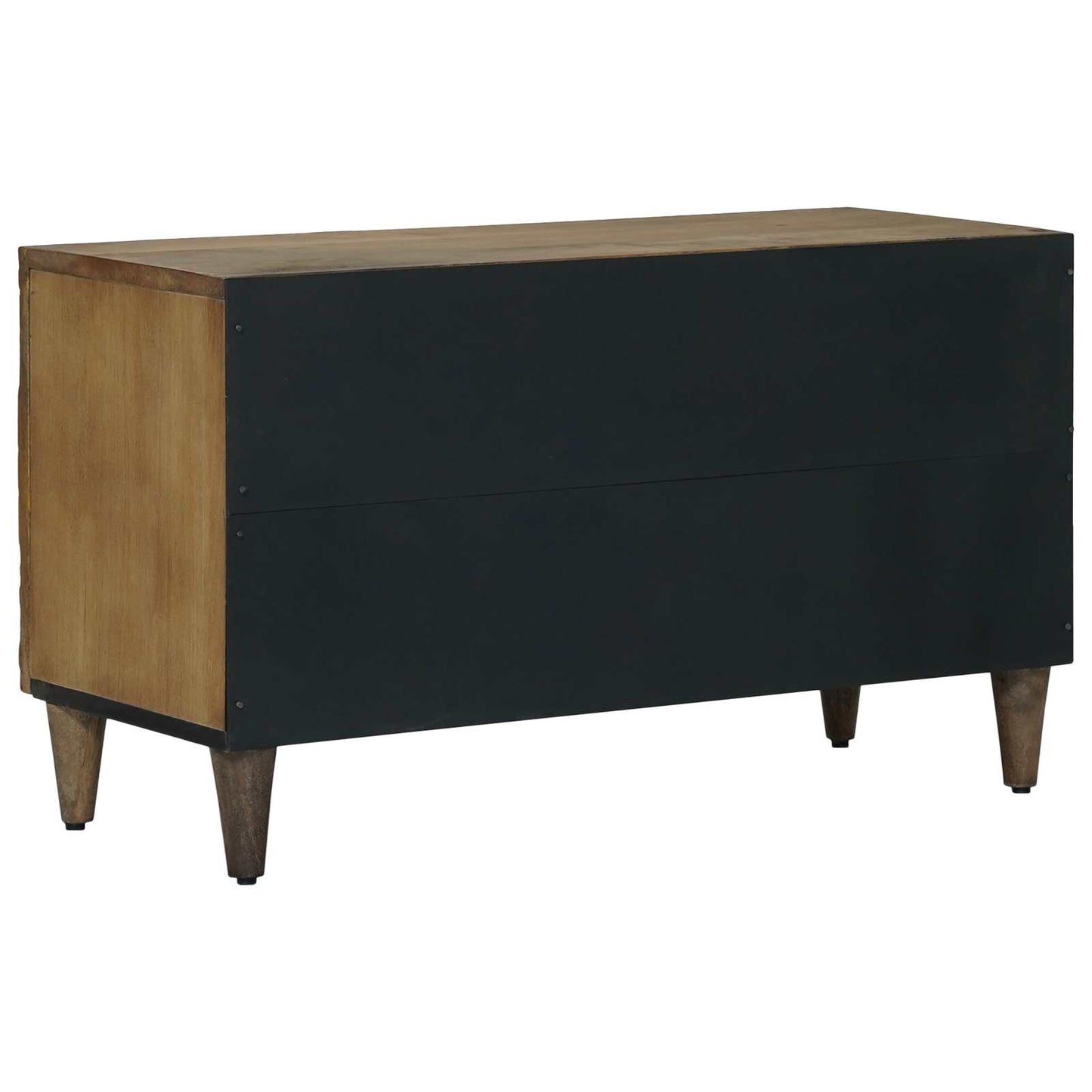 vidaXL Ντουλάπι TV με ράφι Καφέ 80 x 31,5 x 46 cm Στερεό ξύλο μάνγκο