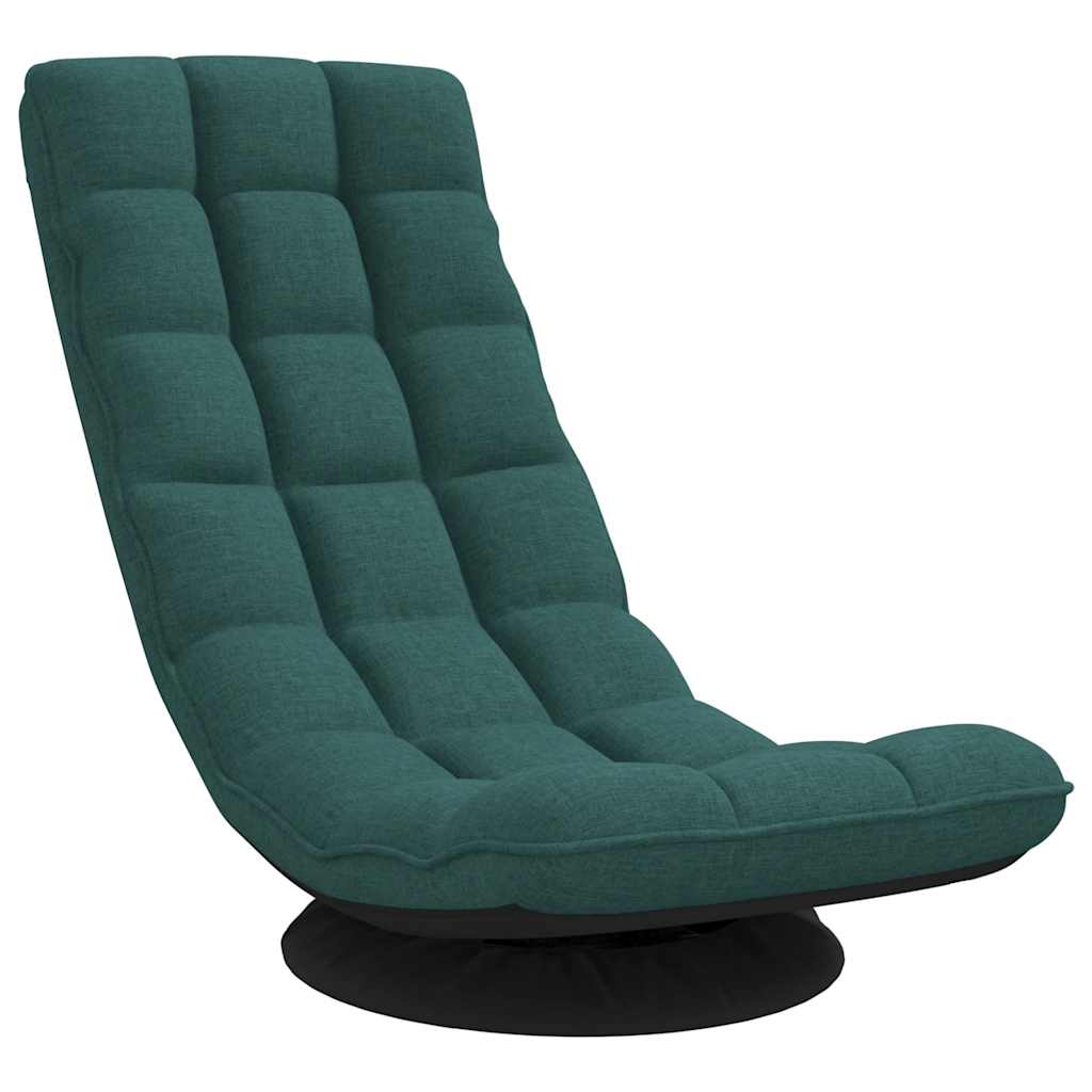 vidaXL Περιστρεφόμενη καρέκλα δαπέδου Σκούρο πράσινο 70x51x79 cm