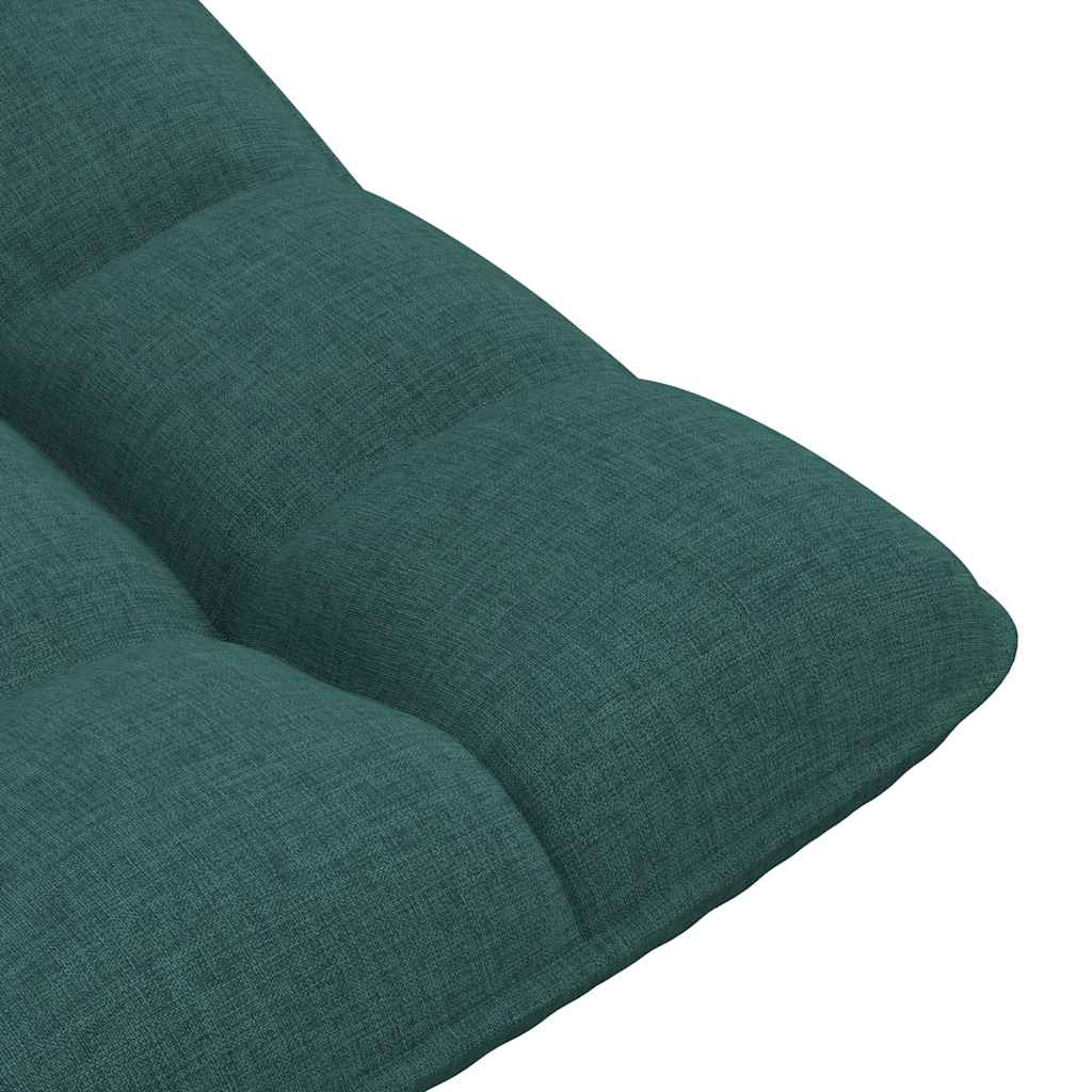 vidaXL Περιστρεφόμενη καρέκλα δαπέδου Σκούρο πράσινο 70x51x79 cm