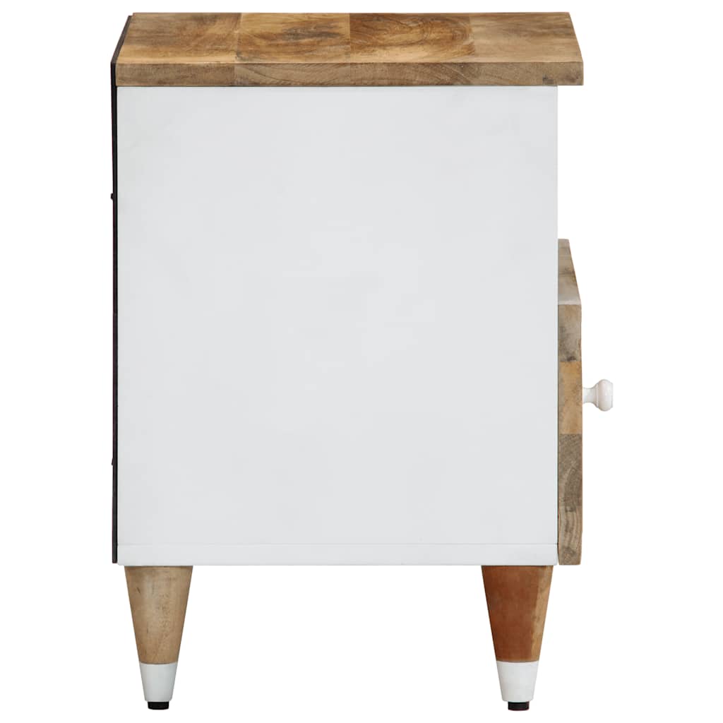 vidaXL Κομοδίνα 2 τεμ. 40 x 33 x 46 εκ. από Μασίφ Ξύλο Μάνγκο