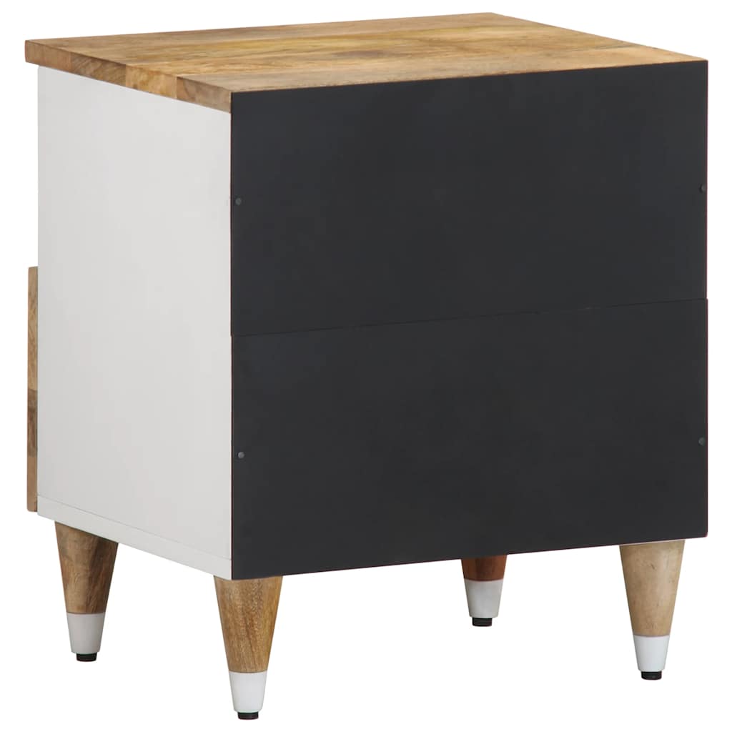 vidaXL Κομοδίνα 2 τεμ. 40 x 33 x 46 εκ. από Μασίφ Ξύλο Μάνγκο
