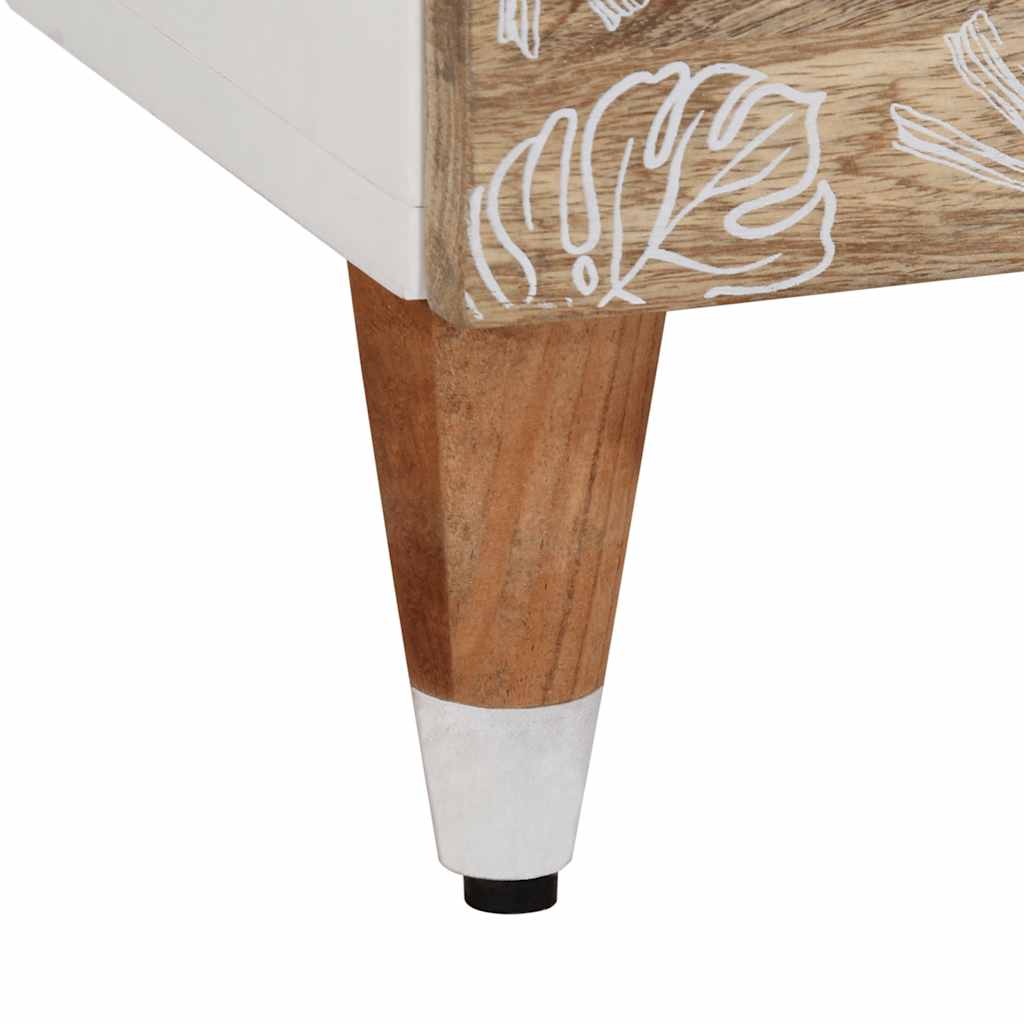 vidaXL Κομοδίνα 2 τεμ. 40 x 33 x 46 εκ. από Μασίφ Ξύλο Μάνγκο