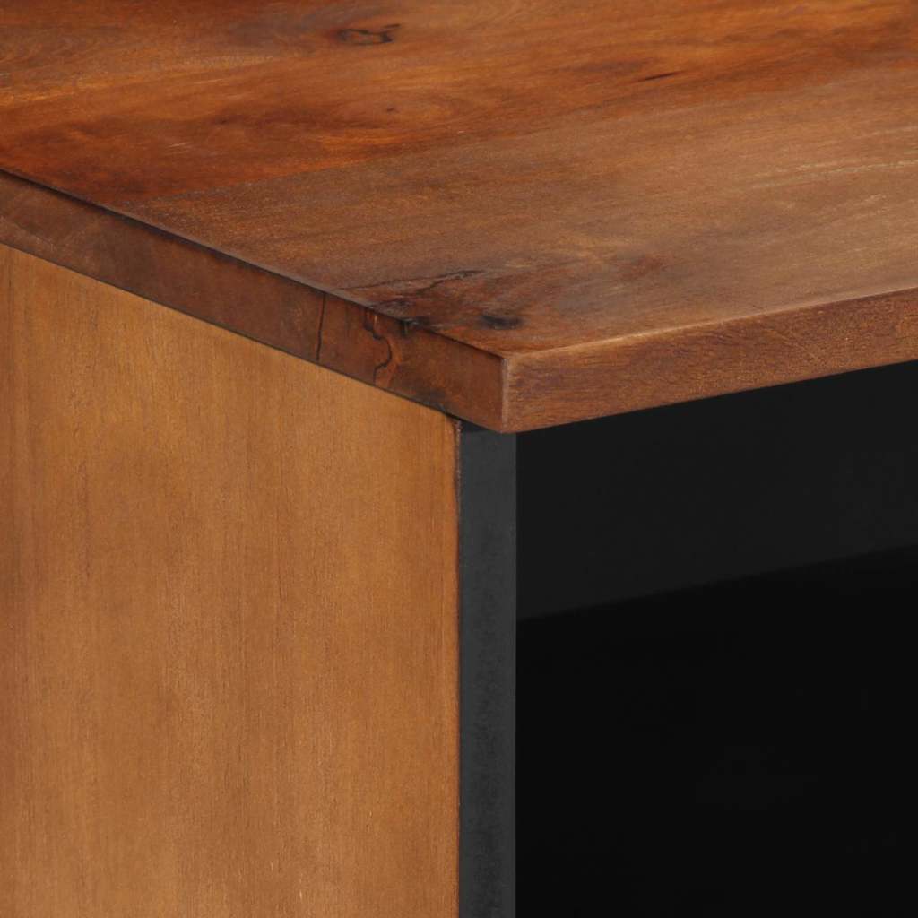 vidaXL Κομοδίνο 2 pcs καφέ μελί 40 x 33 x 46 εκ. Μασίφ ξύλο μάνγκο