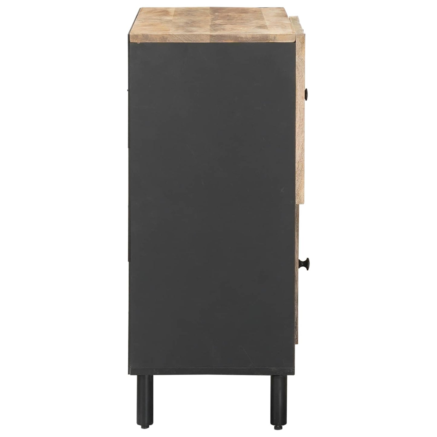 vidaXL Ντουλάπες Αποθήκευσης Καφέ 80 x 33,5 x 75 εκ Στερεό ξύλο μάνγκο