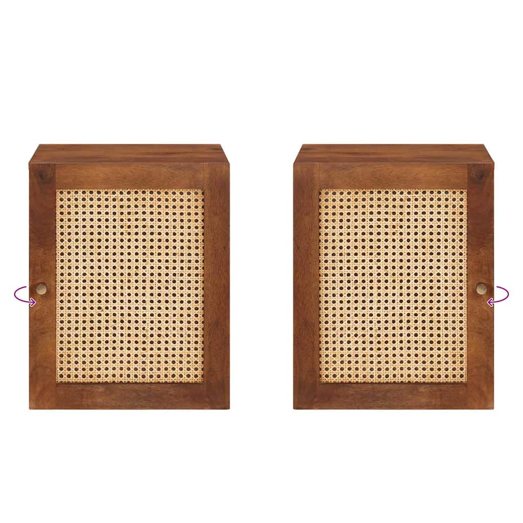 vidaXL Ντουλάπι Μπάνιου Καφέ 38 x 33,5 x 48 εκ. Επεξεργασμένο ξύλο