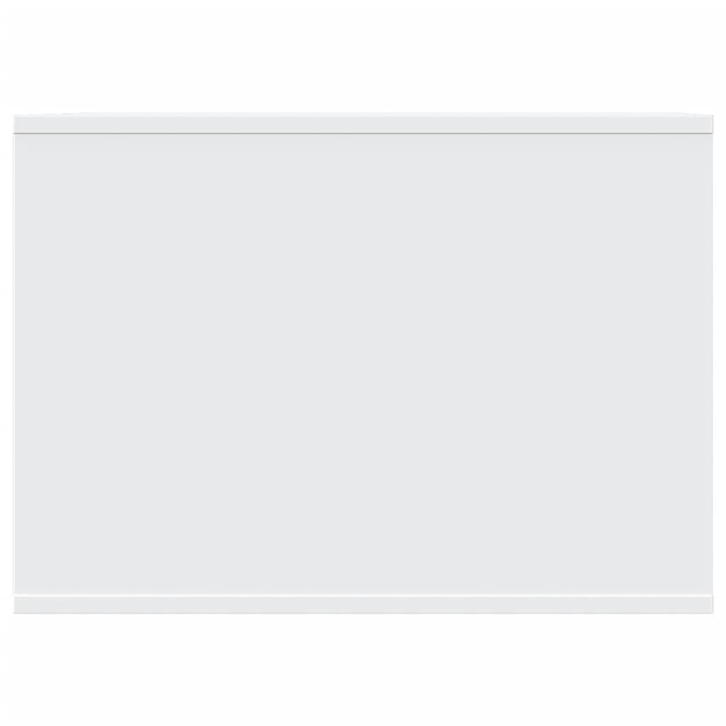 vidaXL Τουαλέτα Γάτας Περίφραξη Λευκό 47x59x42 εκ. Επεξεργασμ. Ξύλο