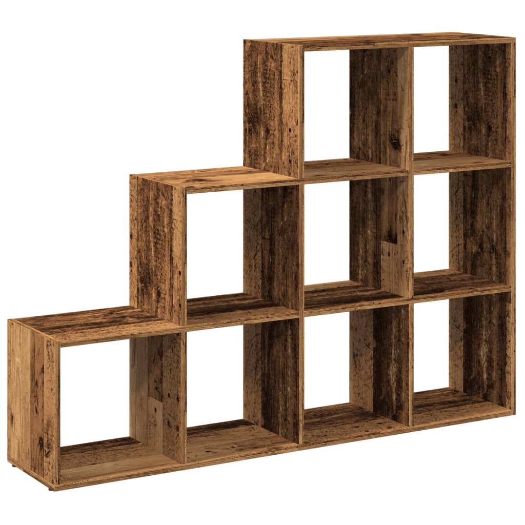 vidaXL Βιβλιοθήκη/Διαχωριστικό Χώρου 3 Επ. 137,5x29x103,5εκ. Επ. Ξύλο