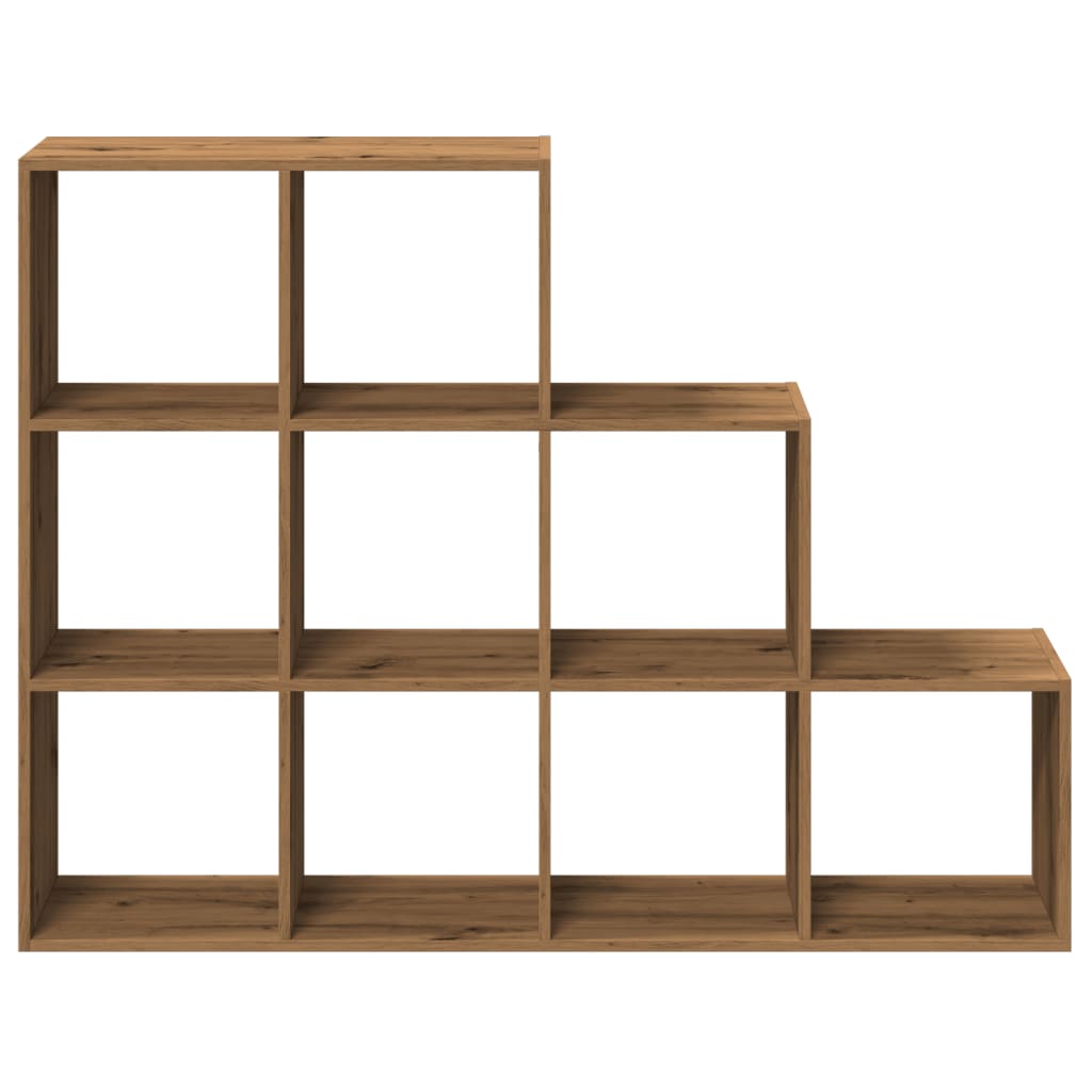 vidaXL Βιβλιοθήκη/Διαχωριστικό Χώρου 3 Επ. 137,5x29x103,5 εκ. Επ. Ξύλο