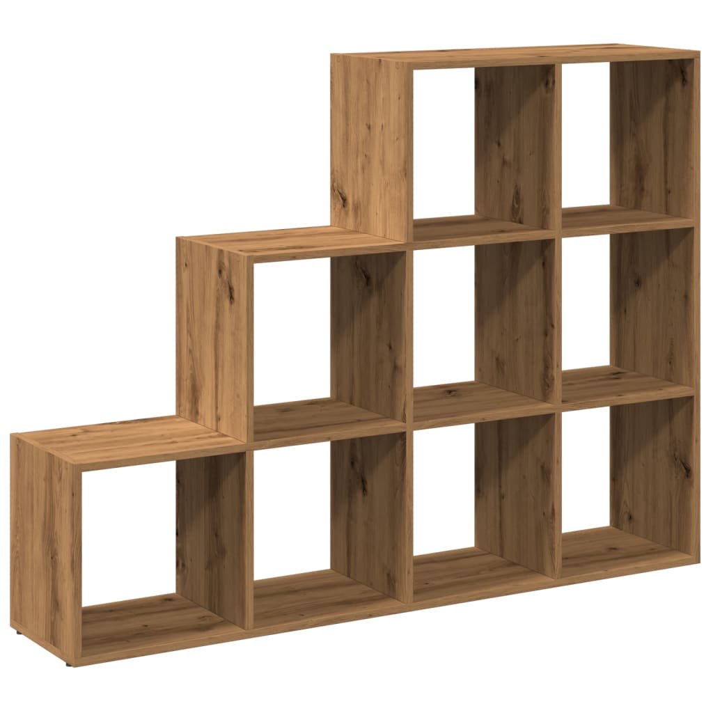 vidaXL Βιβλιοθήκη/Διαχωριστικό Χώρου 3 Επ. 137,5x29x103,5 εκ. Επ. Ξύλο