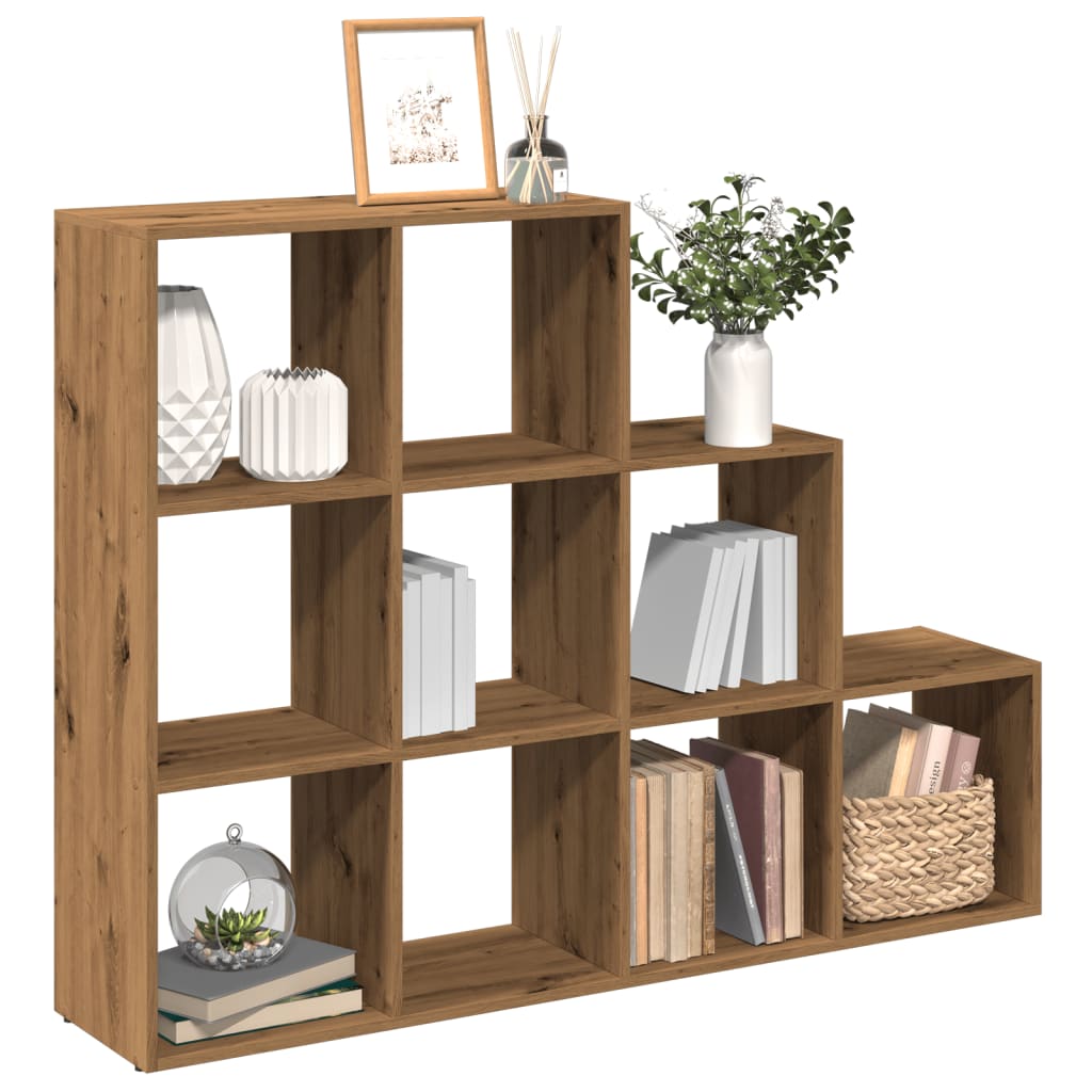 vidaXL Βιβλιοθήκη/Διαχωριστικό Χώρου 3 Επ. 137,5x29x103,5 εκ. Επ. Ξύλο