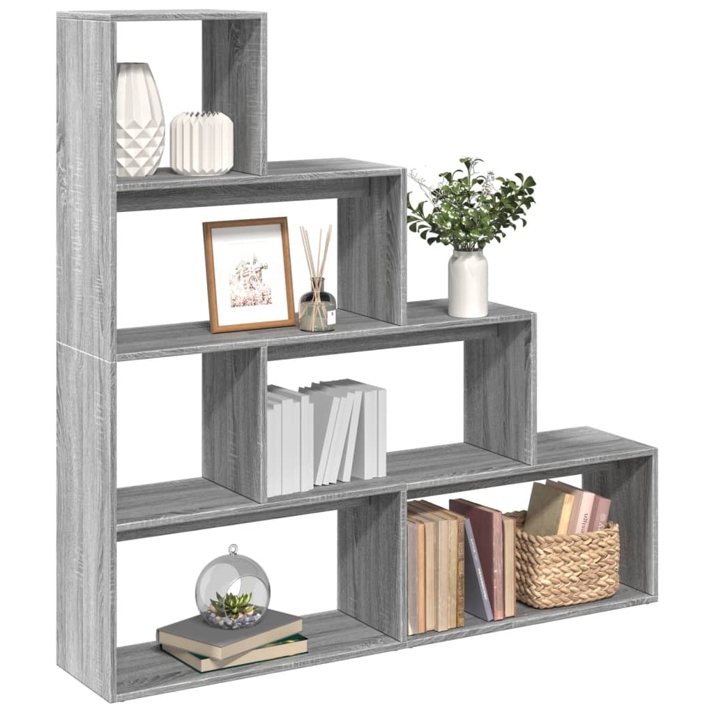 vidaXL Βιβλιοθήκη/Διαχωριστικό Χώρου 4 Επ. 143,5x29x143,5 εκ. Επ. Ξύλο