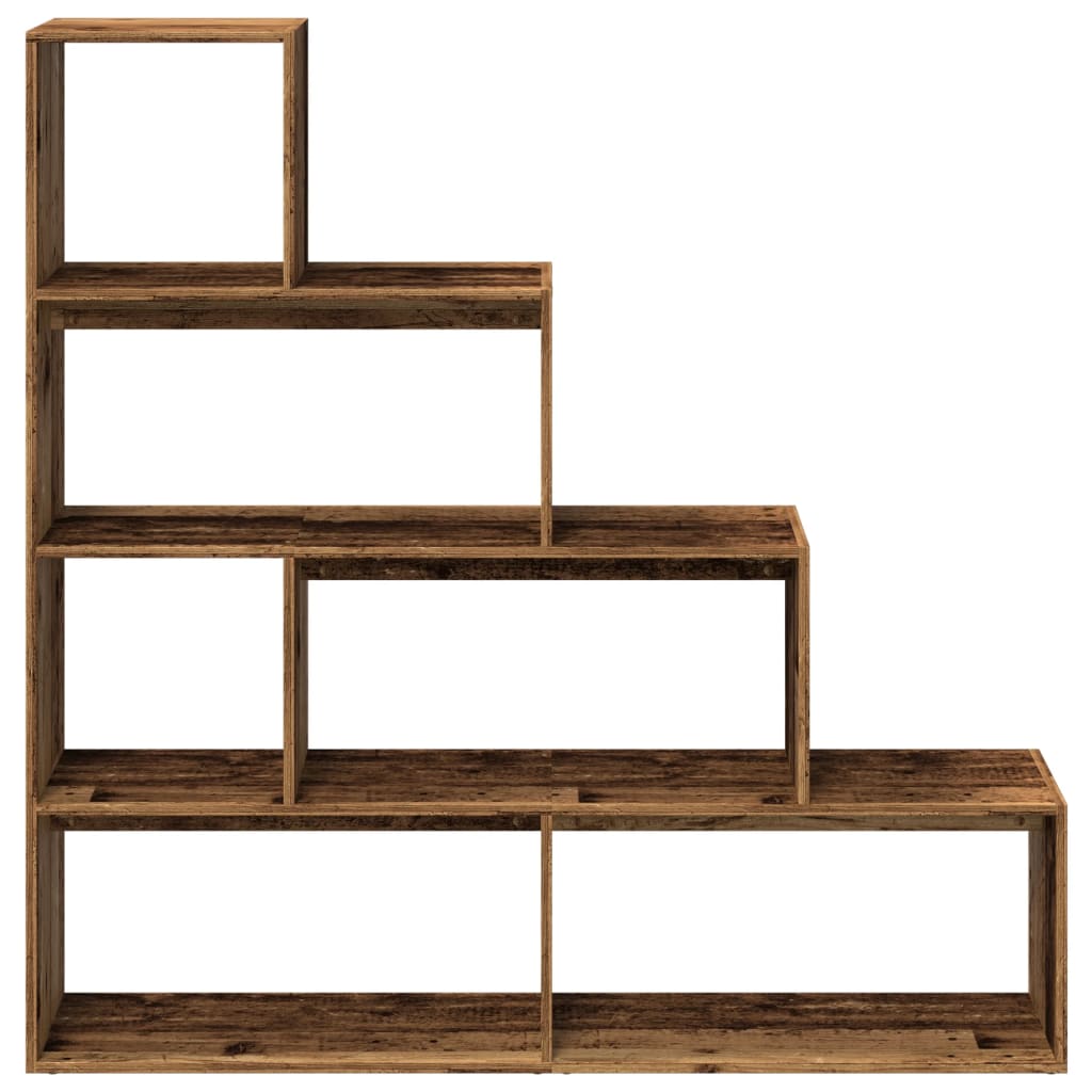 vidaXL Βιβλιοθήκη/Διαχωριστικό Χώρου 4 Επ. 143,5x29x143,5 εκ. Επ. Ξύλο